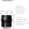 TTArtisan 50mm F1.2 APS-C Manual Focus Large Aperture Lens Compatible with Fuji Fujifilm X XF Mount Black X-A10 X-T3 X-T4 X-H1 X-T200 X-T20 X-T100 X-PRO2 X-PRO3 X-E1 X-E2 X-E2S Black Color view 4