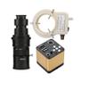 1080P HDMI USB Industrial Electronic Microscope Camera with U Disk Video Recorder, 200X C-Mount Lens, and 56-LED Adjustable Ring Light - Ideal for Welding Repair and More view 1