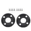FEICHAO Rosette Mount Aluminum Alloy 20mm 31.8mm for Camera Cage Handle Grip Gimbal Extension (20mm Black 2PCS) view 1