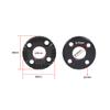 FEICHAO Rosette Mount Aluminum Alloy 20mm 31.8mm for Camera Cage Handle Grip Gimbal Extension (20mm Black 2PCS) view 2