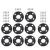 FEICHAO Rosette Mount Aluminum Alloy 20mm 31.8mm for Camera Cage Handle Grip Gimbal Extension (20mm Black 10PCS) view 1