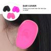 Ear Covers 3 Pairs Earmuffs Silicone Ear Protectors for Hair Dye Shower Bathing view 3
