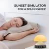 Lexon Mina Sunrise Alarm Clock, Wake Up Light & Sunset Lamp for Sleep Routine - Dark Red view 2