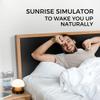 Lexon Mina Sunrise Alarm Clock, Wake Up Light & Sunset Lamp for Sleep Routine - Dark Red view 3