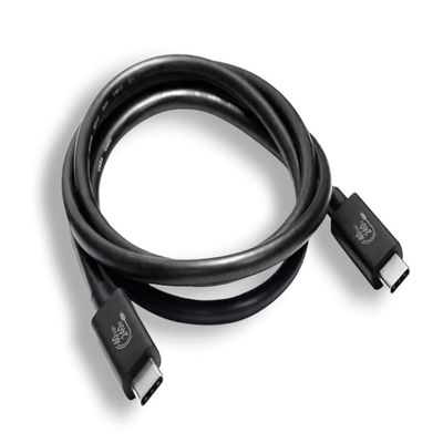 RiteAV (USB-C to USB-C Super USB 4 Gen 3/ Cable 3.3 ft (1M), (Supports 8K) EGPU, 240W / 40Gbps