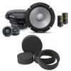 Alpine R2-S65C High-Resolution 2-Way Speaker Set / 6.5" with RKFR65 3-Piece Foam Fast Ring Speaker Enhancement view 1
