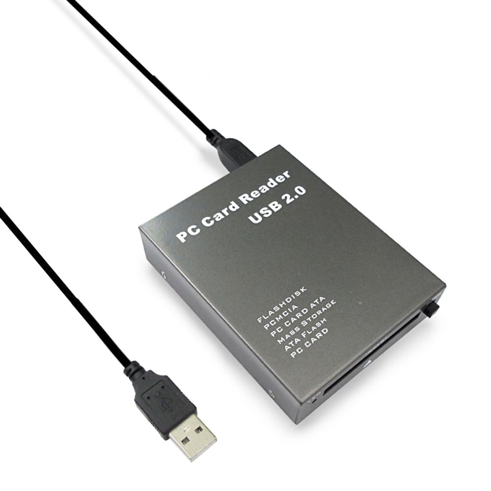 ATA PCMCIA Memory Reader, USB2.0 PC Reader, with Indicator Light, Read , PC ATA , Support Reading 20MB to 20G