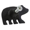 12 Pack of Cast Iron Rustic Western Black Bear Drawer Cabinet Door Knobs Hardware view 4