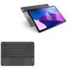 BoxWave Keyboard Compatible with Lenovo Tab M10 Plus ZAAJ0042US (10 in) - SlimKeys Bluetooth Keyboard with Trackpad, Portable Slim TouchPad - Jet Black view 1