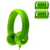 HamiltonBuhl FlexPhones Kids Foam Headphones 42Pack  Durable EVA Foam, VolumeLimited 85 dB, ChewResistant DuraCord, Safe BPAFree Design for Classroom Use  Green view 1