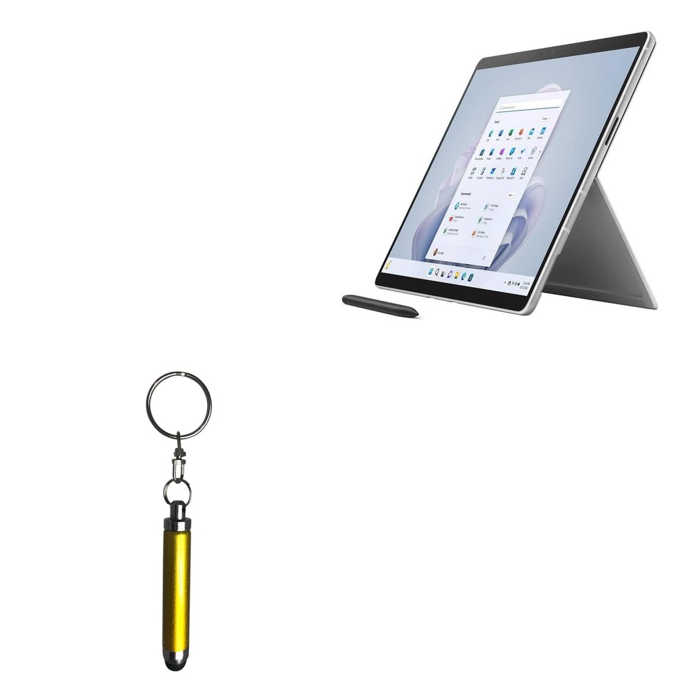 BoxWave Stylus Pen Compatible with Microsoft Surface Pro 9 - Bullet Capacitive Stylus, Mini Stylus Pen with Keyring Loop - Bronze