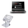 BoxWave Stand and Mount Compatible with XPG Intel i7-9750H (15.6 in) - Executive VersaView Laptop Stand, Ergonomic Adjustable Viewing Angle Metallic Riser - Metallic Silver view 1