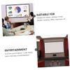 SHOWERORO Polyester Projector Screen 120'' White Portable Foldable Indoor/Outdoor Use Ceiling Projector Screen view 3