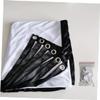 SHOWERORO Polyester Projector Screen 120'' White Portable Foldable Indoor/Outdoor Use Ceiling Projector Screen view 4