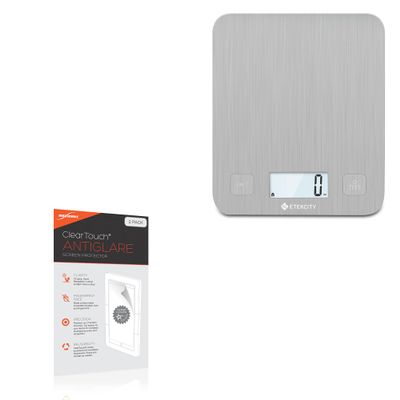 BoxWave Screen Protector Compatible with Etekcity EK6212-S Digital Kitchen Scale - ClearTouch Anti-Glare (2-Pack), Anti-Fingerprint Matte Film Skin
