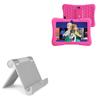 BoxWave Stand and Mount Compatible with Dragon Touch Y88X 7 Kids Tablet (7 in) - VersaView Aluminum Stand, Portable, Multi Angle Viewing Sturdy view 1