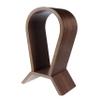 COLLBATH 1pc Walnut Wood Headphone Stand Headset Rack for Home Decor Clear Details for Computer Desk Cafe Display view 1