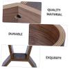 COLLBATH 1pc Walnut Wood Headphone Stand Headset Rack for Home Decor Clear Details for Computer Desk Cafe Display view 2