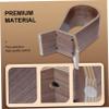 COLLBATH 1pc Walnut Wood Headphone Stand Headset Rack for Home Decor Clear Details for Computer Desk Cafe Display view 3