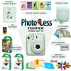 Fujifilm Instax Mini 12 Instant Film Camera Bundle with Accessories (Mint Green) view 3