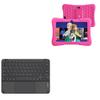 BoxWave Keyboard Compatible with Dragon Touch Y88X 7 Kids Tablet (7 in) - SlimKeys Bluetooth Keyboard with Trackpad, Portable Slim TouchPad - Jet Black view 1