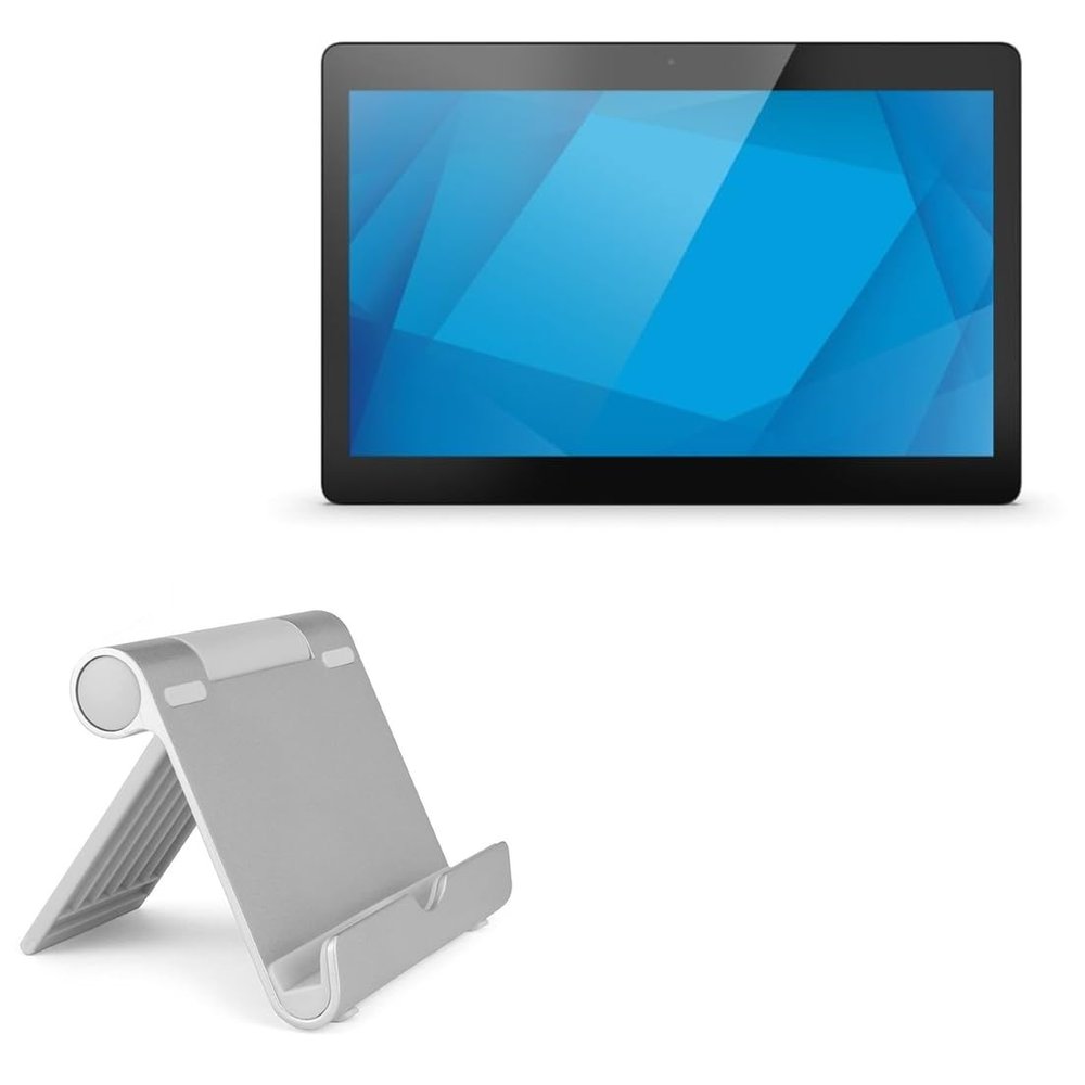 BoxWave Stand and Mount Compatible with Elo 15-inch I-Series 4 - VersaView Aluminum Stand, Portable, Multi Angle Viewing Sturdy