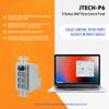 6-Button Control Panel Wall Plate w/Customizable Buttons, Volume Knob, RS232, IR, TCP/IP, Relay Control, Supports PoE, and Web-Based Interface by J-Tech Digital [JTECH-P6] view 2
