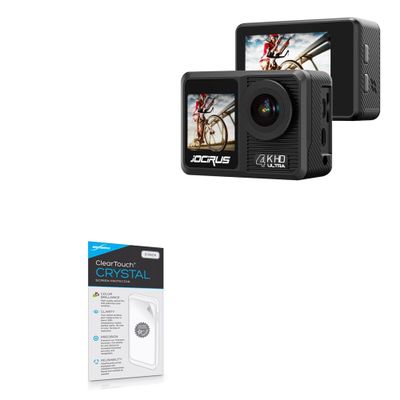 BoxWave Screen Protector Compatible with JOCIRUS 60FPS Action Camera - ClearTouch Crystal (2-Pack), HD Film Skin - Shields from Scratches