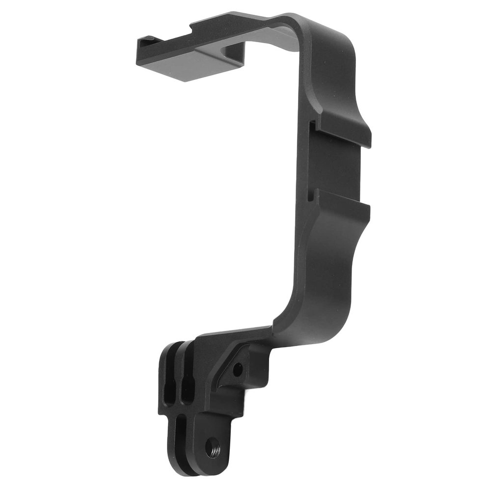Camera Bracket, Live Vlog Video Bracket, Aluminum Alloy Multi Faceted Microphone Fill Light Extension Bracket Frame with Cold Shoe Mount for OSMO