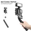 Camera Bracket, Live Vlog Video Bracket, Aluminum Alloy Multi Faceted Microphone Fill Light Extension Bracket Frame with Cold Shoe Mount for OSMO view 4