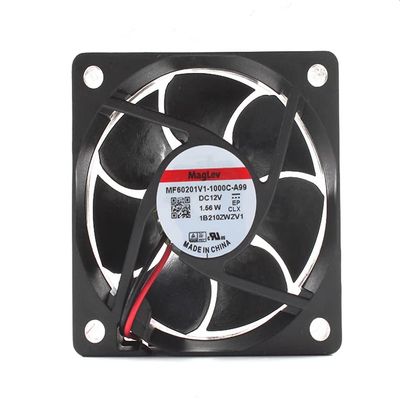 DC12V 1.56W MF60201V1-1000C-A99 6020 6cm 2-Wire case Cooling Fan