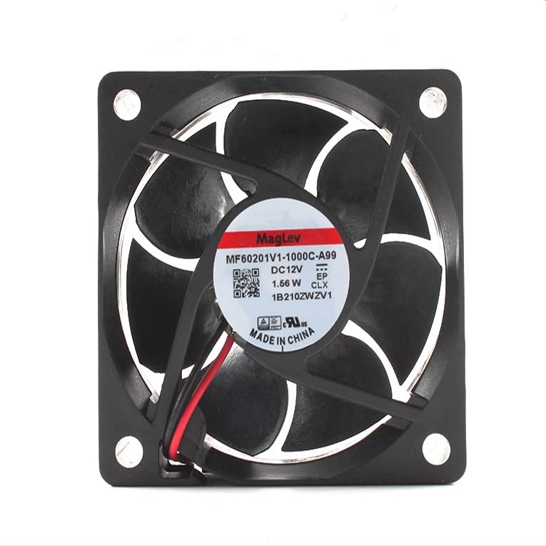 DC12V 1.56W MF60201V1-1000C-A99 6020 6cm 2-Wire case Cooling Fan