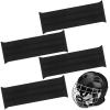 Bonuci 4 Pcs Helmet Sweatbands for Hard Hat Bike Sports, Black view 1