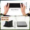 Bonuci 4 Pcs Helmet Sweatbands for Hard Hat Bike Sports, Black view 3