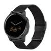 Abanen Watch Bands for Garmin Vivoactive 4S / Vivomove 3S /Venu 2S, 18mm Quick Release Stainless Steel Metal Mesh Women Wristband Strap for Forerunner 255s/255s Music (Black) view 4