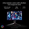 ASUS ROG Swift 271440P OLED DSC Gaming Monitor (PG27AQDM) - QHD (2560x1440), 240Hz, 0.03ms, G-SYNC Compatible, Anti-Glare Micro-Texture Coating, 99% DCI-P3, True 10-bit, DisplayPort,Black view 3
