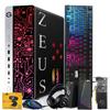 HP G3 Gaming Desktop PC, Intel i7 6th Gen, GT 1030, 16GB RAM, 256GB SSD, RGB Keyboard Mouse Speaker Headphone Webcam, Windows 11 (Renewed) view 1