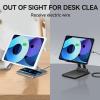EMONITA Foldable Magnetic Stand with Charging Case A9 for iPad Air, iPad Pro 11-Inch. Strong Magnets, 360 Rotation, 90 Tilt, 45W Fast Charger Adapter USB C Cable Included view 4