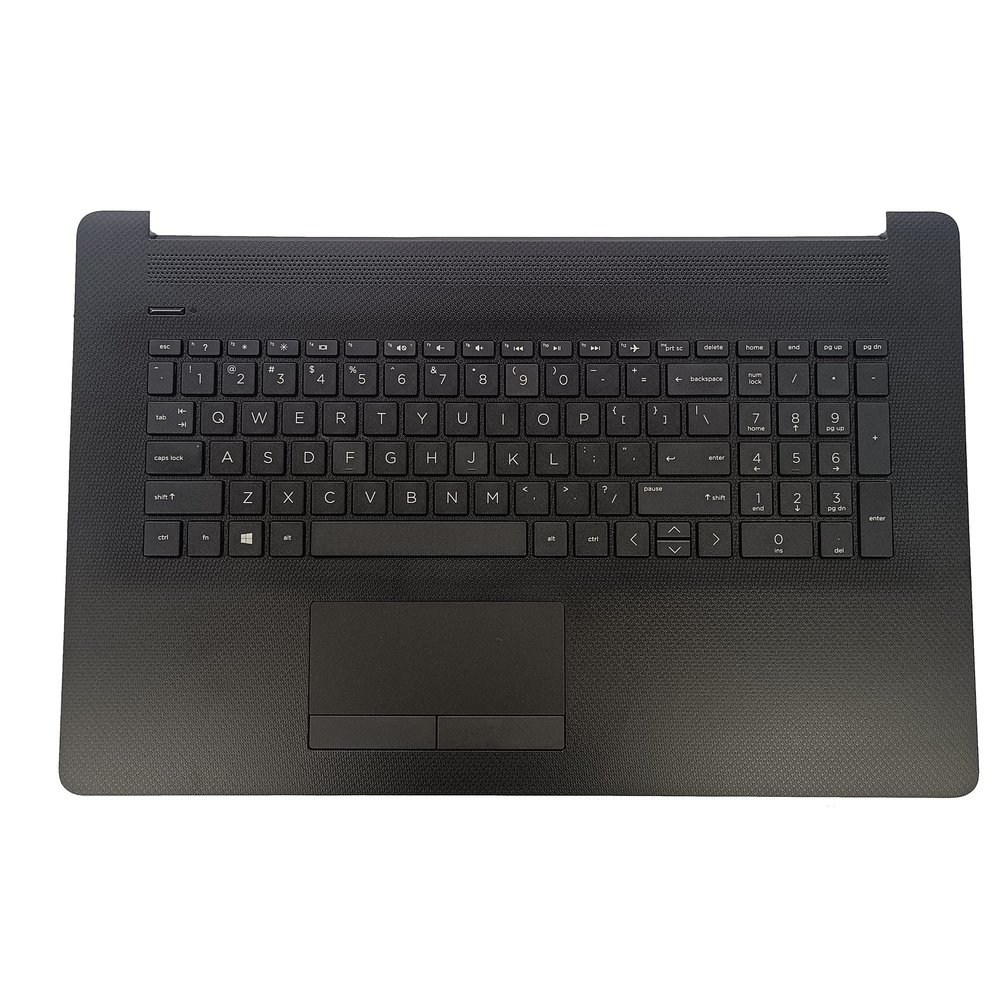 LTPRPTS Replacement Laptop Upper Case Palmrest Non-Backlit Keyboard Non-PTP(73H0) Touchpad Assembly Part for HP Laptop 17-CA 17 by 17T-BY000 17Z-CA100 17z-CA000 L22751-001 6070B1308101 Black