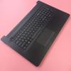 LTPRPTS Replacement Laptop Upper Case Palmrest Non-Backlit Keyboard Non-PTP(73H0) Touchpad Assembly Part for HP Laptop 17-CA 17 by 17T-BY000 17Z-CA100 17z-CA000 L22751-001 6070B1308101 Black view 3