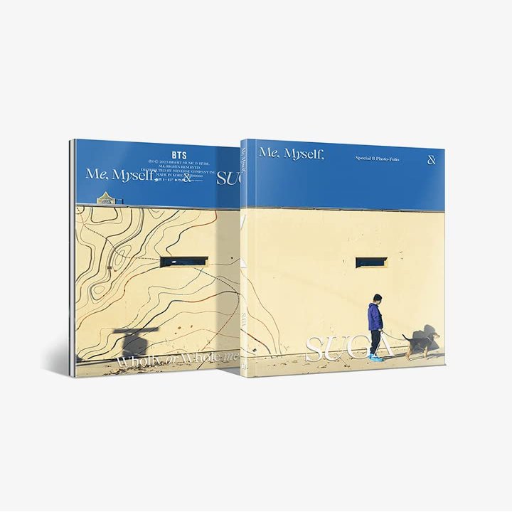 [2nd PreOrder/Release Apr 28] SUGA BTS - BTS Special 8 Photo-Folio Me, Myself, and SUGA [Wholly or Whole me]