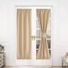 NICETOWN Biscotti Beige Blackout Window Back Door Curtainfor Privacy view 1