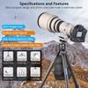 Carbon Fiber Tripod with 52mm Low Profile Ball Head and Stone Bag ARTCISE Heavy Duty Travel Camera Stand for Canon Sony Nikon DSLR Camcorder,Max Load 55lbs(Extra Gift:Stone Bag, Magic arm,Phone Clip) view 3