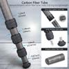 Carbon Fiber Tripod with 52mm Low Profile Ball Head and Stone Bag ARTCISE Heavy Duty Travel Camera Stand for Canon Sony Nikon DSLR Camcorder,Max Load 55lbs(Extra Gift:Stone Bag, Magic arm,Phone Clip) view 4