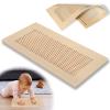 Orzbow Baby Proofing Soft Silicone Vent Cover for Home Wall/Ceiling/Floor Register,Child Proof Floor Air Vent Deflector Cover,Catches Debris Hair & Prevents Creepy Crawlies,Easy Install, Khaki view 1