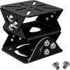 FINXRoll CCTV Security Camera Universal Pole Mounting Mount Bracket Adapter for PTZ Dome Surveillance Camera (3-Axis Black Bracket) view 1