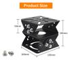 FINXRoll CCTV Security Camera Universal Pole Mounting Mount Bracket Adapter for PTZ Dome Surveillance Camera (3-Axis Black Bracket) view 2