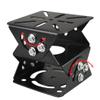 FINXRoll CCTV Security Camera Universal Pole Mounting Mount Bracket Adapter for PTZ Dome Surveillance Camera (3-Axis Black Bracket) view 3