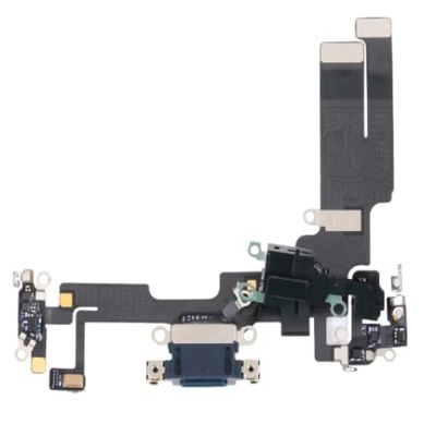 Charging Port Connector Board Flex Cable Replacement Compatible with iPhone 14 6.1 inch (Dark Blue)
