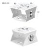FINXRoll CCTV Security Camera Universal Pole Mounting Mount Bracket Adapter for PTZ Dome Surveillance Camera (2D Bracket UP&Down) view 3